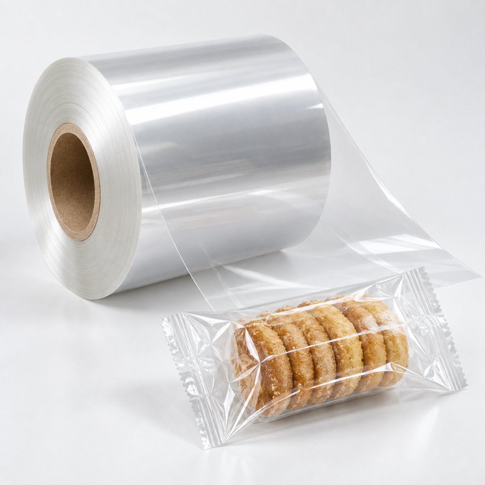 Cuộn màng BOPP trong và bao gói bánh